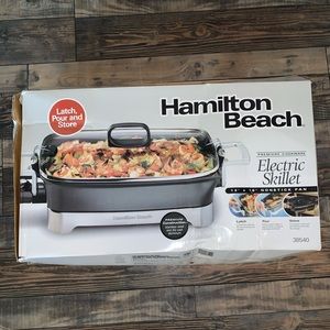 never used electric skillet